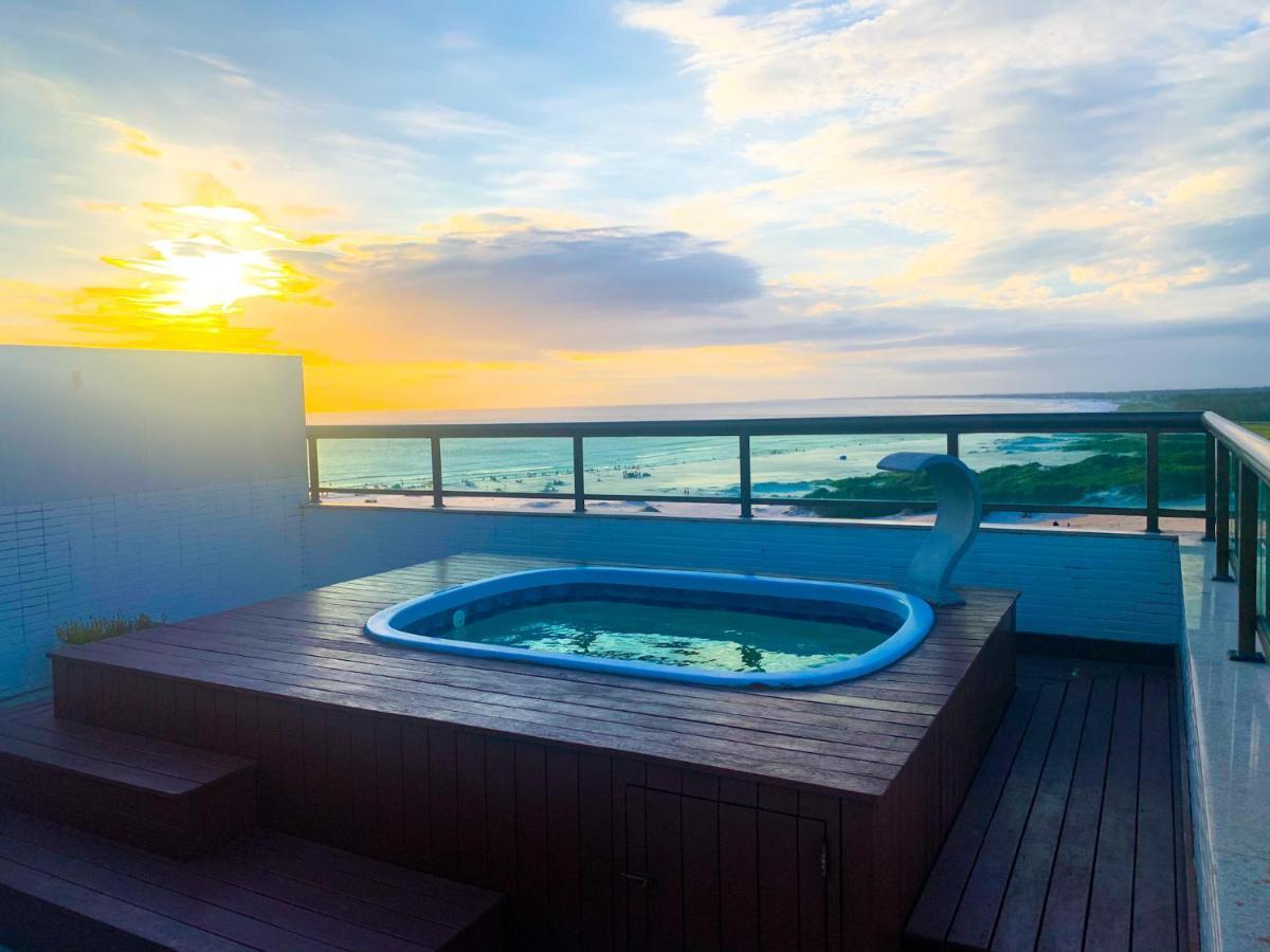 Luxuosa Cobertura Com Piscina Praia Grande - Residencial Sophia I アハイアウ・ド・カボ エクステリア 写真