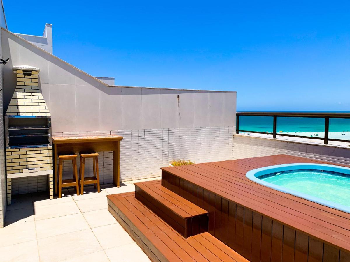Luxuosa Cobertura Com Piscina Praia Grande - Residencial Sophia I アハイアウ・ド・カボ エクステリア 写真