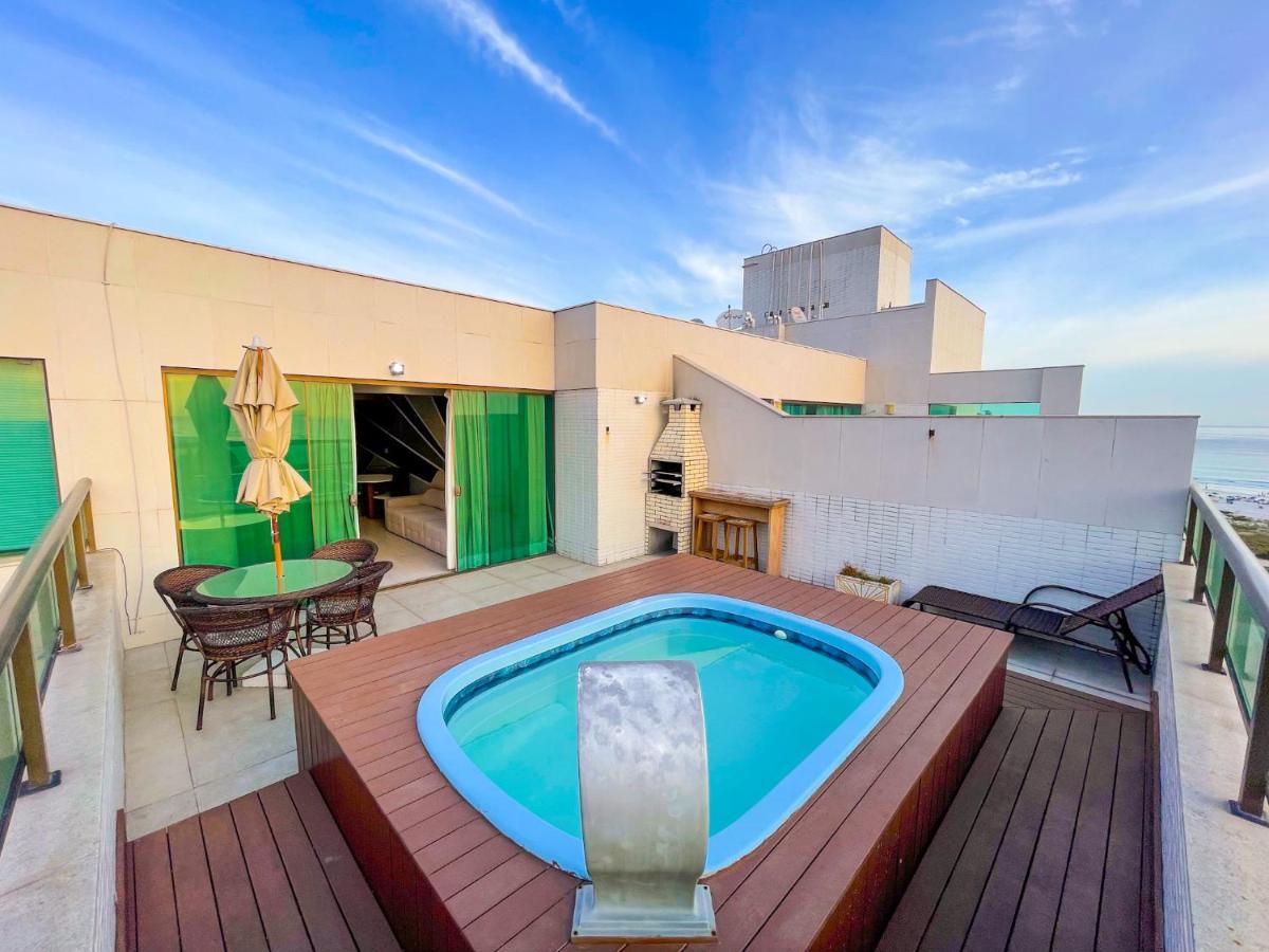 Luxuosa Cobertura Com Piscina Praia Grande - Residencial Sophia I アハイアウ・ド・カボ エクステリア 写真